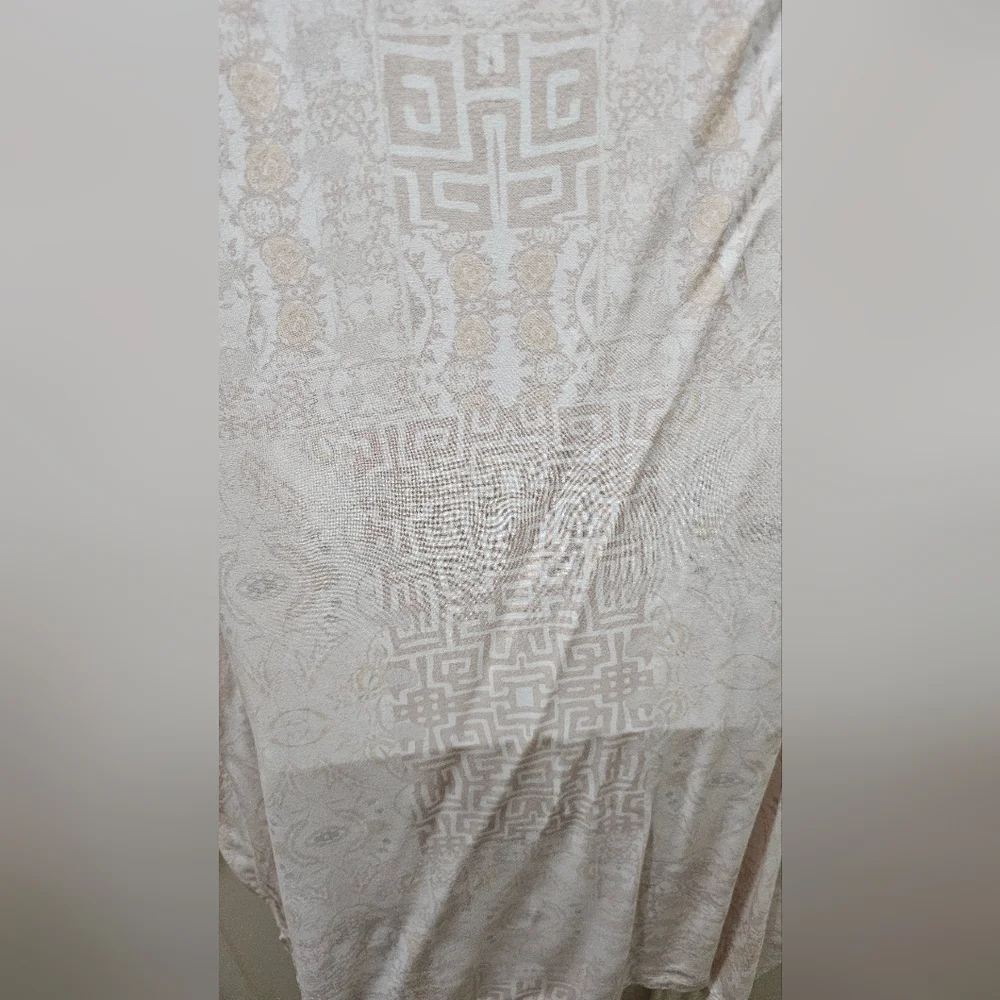 Victoria's Secret Light Pink Patterned Cover-Up Viscose One Size Fits All EUC - Picture 7 of 13